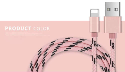 Lightning Cable, Sync Data & Cable Charging Cord for iPhone