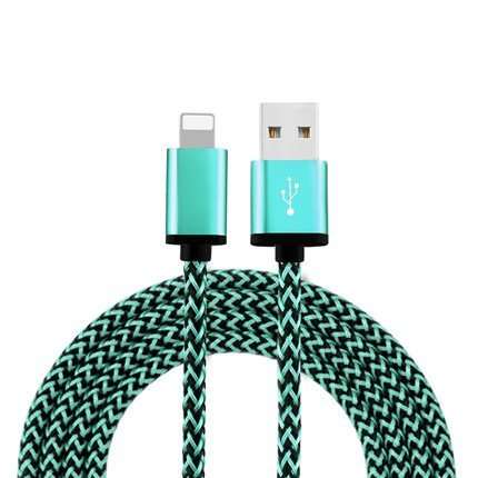 Lightning Cable, Sync Data & Cable Charging Cord Nylon Braided for iPhone 7/7plus/6/6plus/6s/6splus