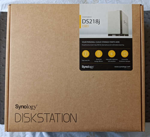Synology DS218j DiskStation 2-Bay SATA III 6.0Gbps 1.3GHz Dual Core 512MB DDR3 NAS (Diskless)
