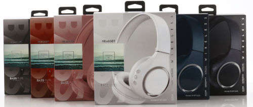 Bluetooth 5.0 Wireless Headphones - BT1625 - Blue