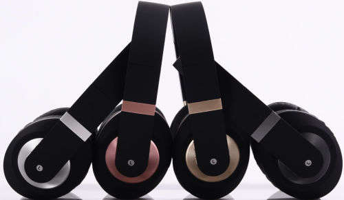 Bluetooth 5.0 Wireless Headphones - BT1609 - Gold