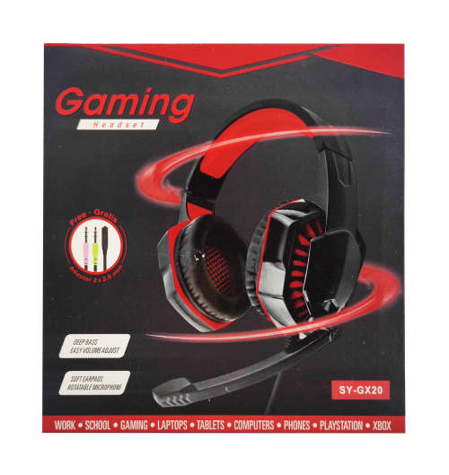 Gaming Headset - GX20 - Red
