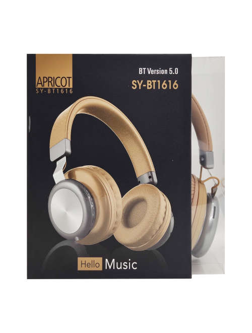Bluetooth 5.0 Wireless Headphones - BT1616 - Apricot