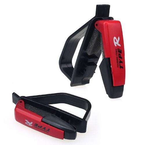 Car Vehicle Plastic Eyeglass Sunglasses Clip Rack - Red