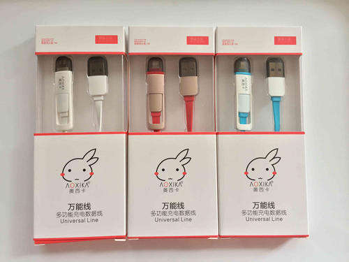 2-in-1 Lightning & Micro USB Cable, Sync Data & Cable Charging Cord for iPhone and Android Phone