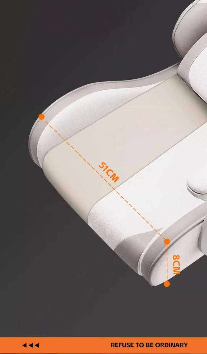 High Back Gaming Chair with footrest - Blue