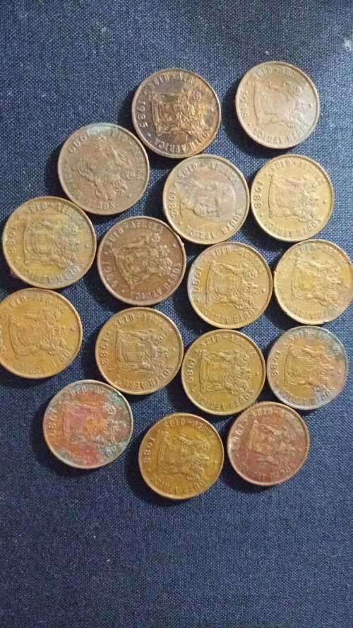 1 cent South Africa x17