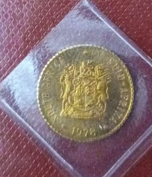 1/2 Cents 1978 South Africa - proof- uncirculated