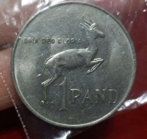 South Africa R1 - One Rand 1990 Botha (Nickel)