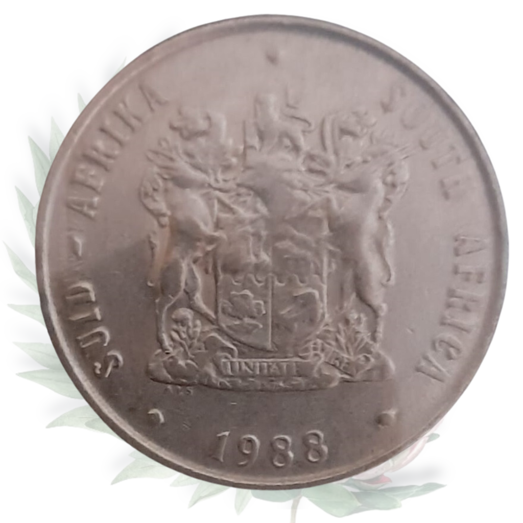 R1 - One Rand 1988, Coin from South Africa