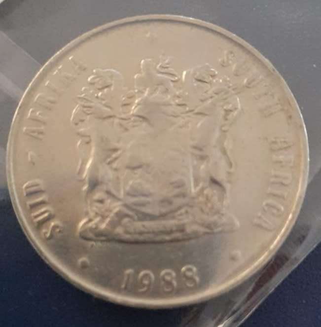 R1 - One Rand 1988, Coin from South Africa