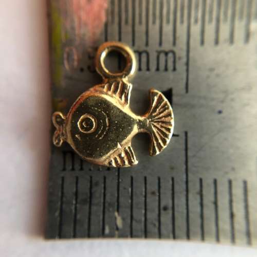 Small Fish 9ct Gold Charm