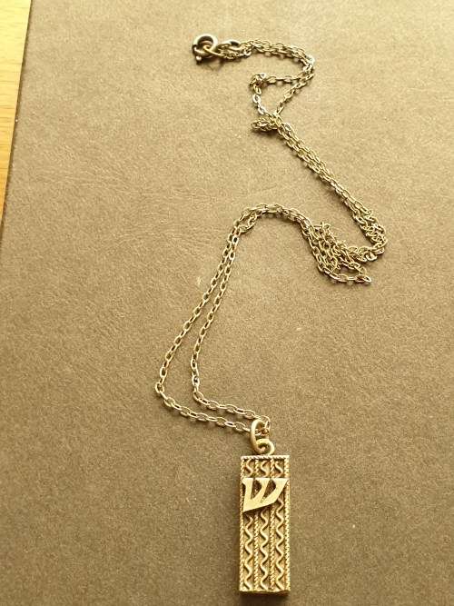 Israel pendant and necklace "sterling silver"