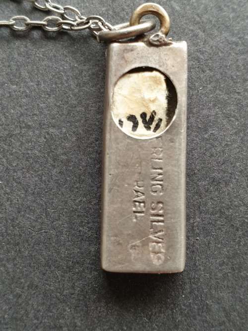 Israel pendant and necklace "sterling silver"