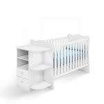 Linx Baby Crib and Corner Chest white