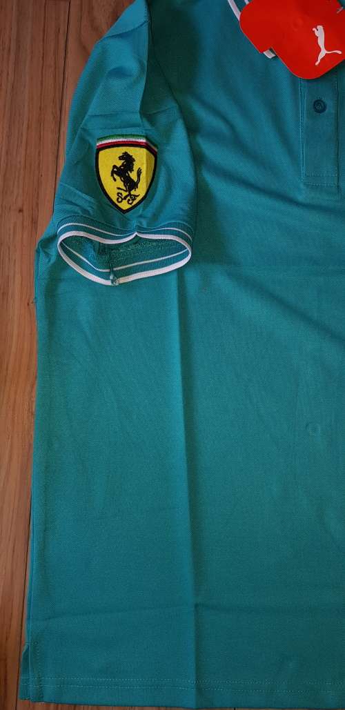 PUMA Golf Shirt - Large (Green) - Super Slim Fit