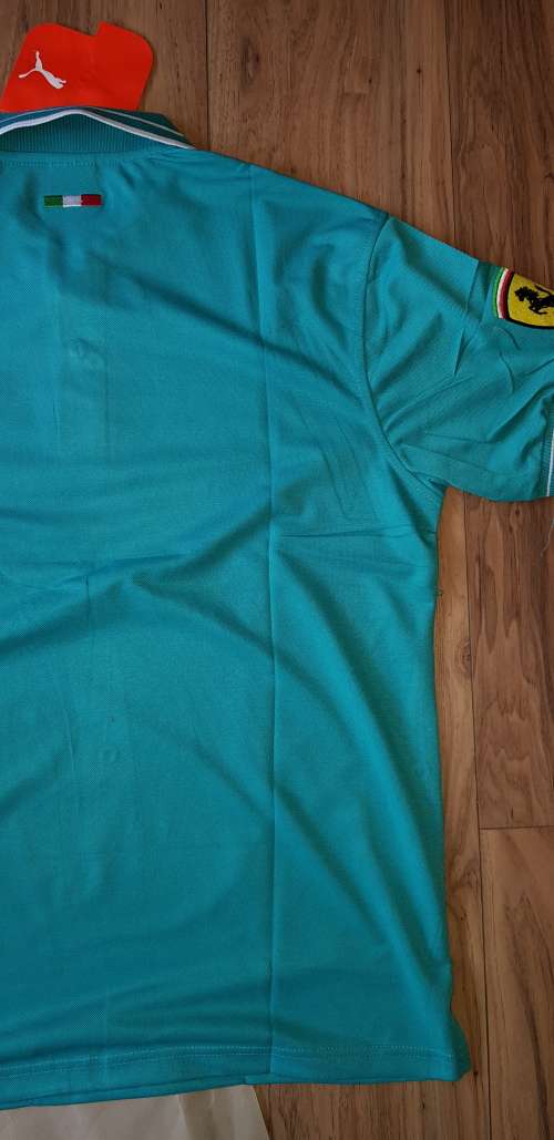 PUMA Golf Shirt - Large (Green) - Super Slim Fit