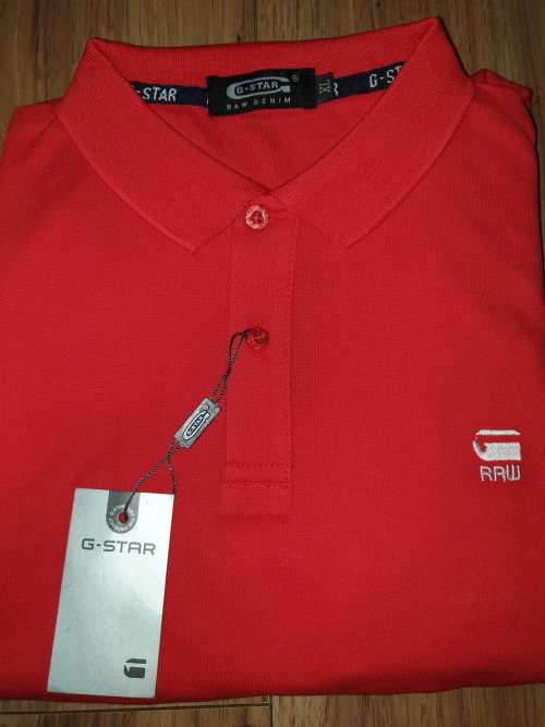 Red g star t shirt on sale