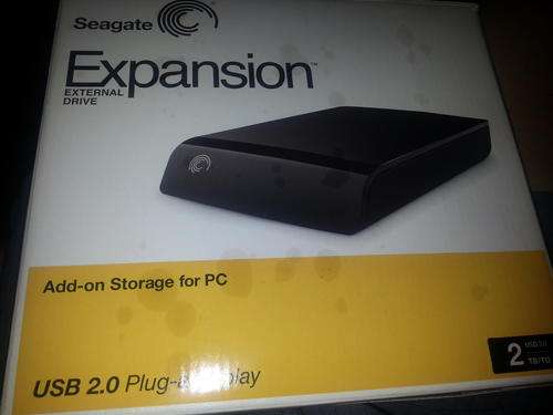 Seagate 2TB 3.5" external