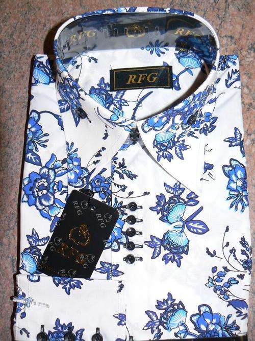 LONG SLEEVE SHIRT - WHITE/BLUE - XL - Brand New