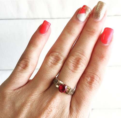 Stunning Zeeta 9ct Gold Vintage Ring