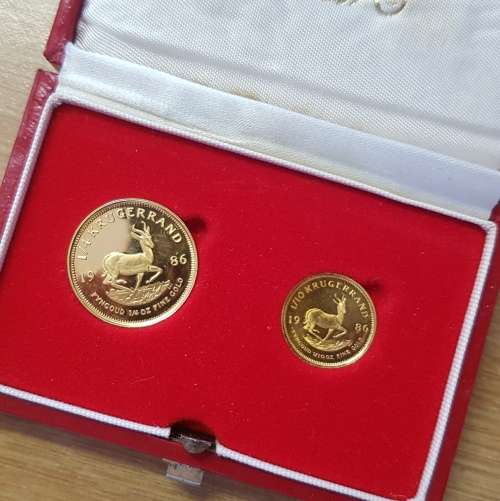 1985 & 1986 Fractional Krugerrand Set