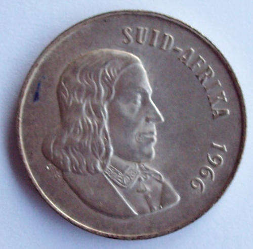 1966 RSA SILVER R1 COIN-SUID AFRIKA-VERY GOOD CONDITION