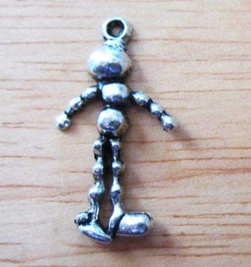 Tibet Silver Charm 27x15mm