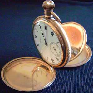 WALTHAM 1899 TRAVELER POCKET WATCH  10CT GOLD FILLED