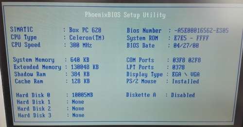 Industrial Computer - Siemens Simatic Box PC620