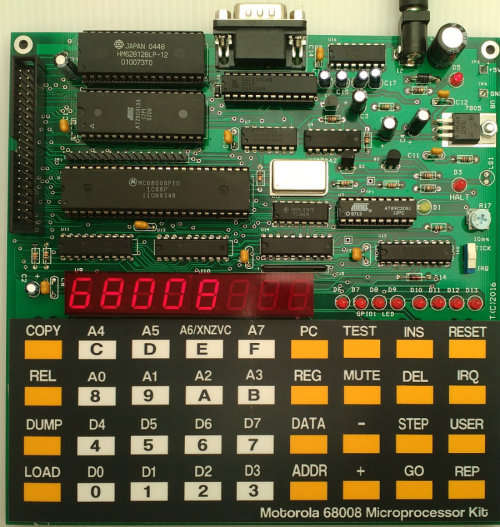 Microprocessor training kit with Motorola 68008 Microprocessor. (Price reduced !)