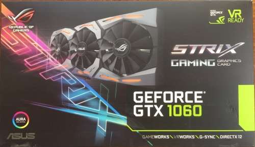 ASUS STRIX GTX 1060 6GB GAMING GRAPHICS CARD