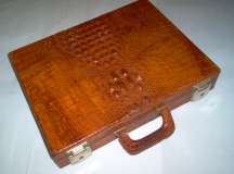 Genuine Crocodile Leather Brief Case
