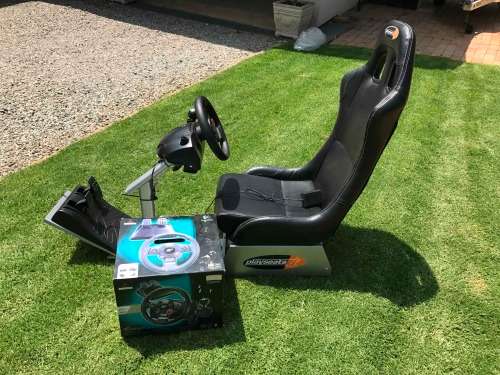 GAMING CHAIR with steering wheel
