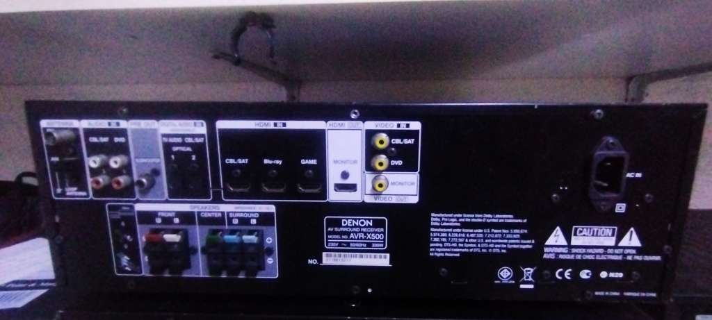 DENON AVR X-500 (FOR PARTS OR REPAIR)