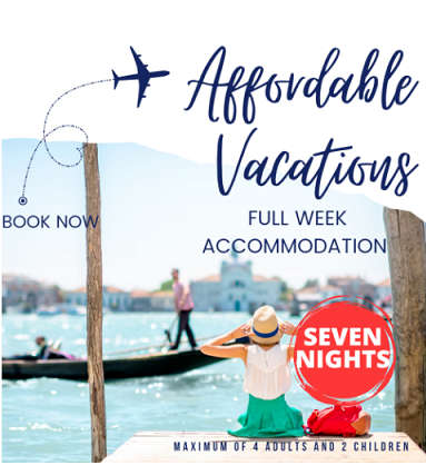 FULL WEEK Accommodation @ various Resorts in South Africa !