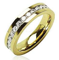 Stunning 1.80 Carat Cr. Diamonds 6mm Channel Brilliant Cut Eternity Ring L1/2