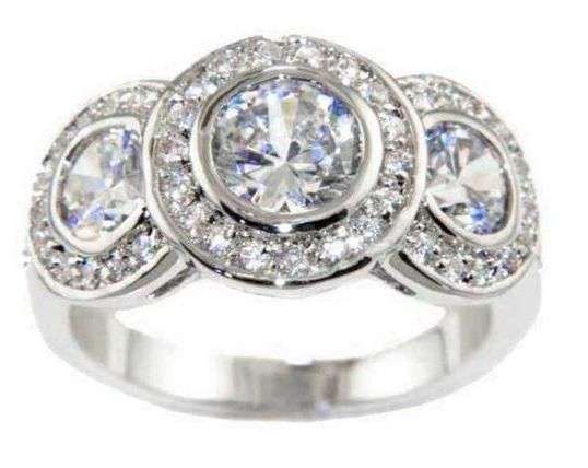 **FREE SHIPPING!**4.27CT ROMANESQUE BREATHTAKING BRILLIANT CUT ENGAGEMENT RING SIZE 7