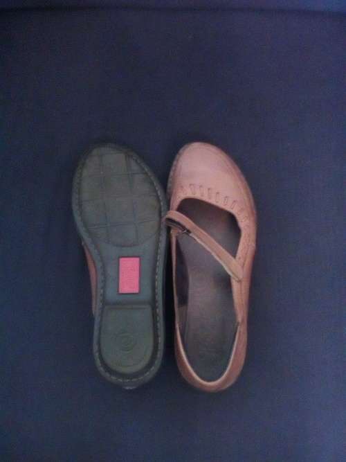 Brown leather shoes - Tsonga