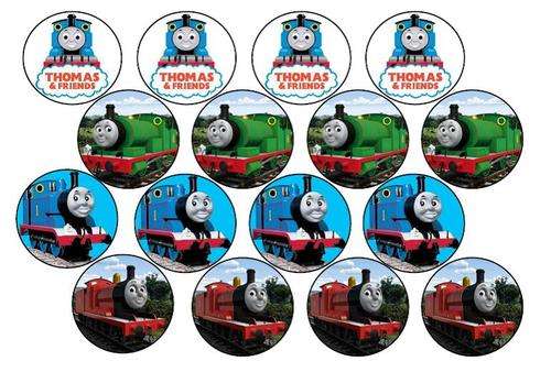 Thomas the Tank Engine Edible Picture Cupcake Toppers