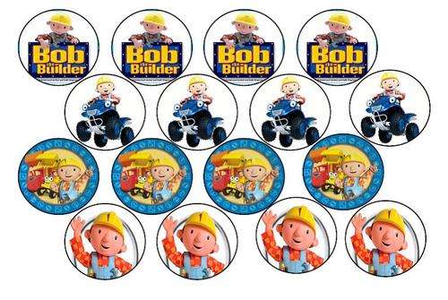 Bob the Builder Picture Cupcake Toppers - Wafer/Rice paper