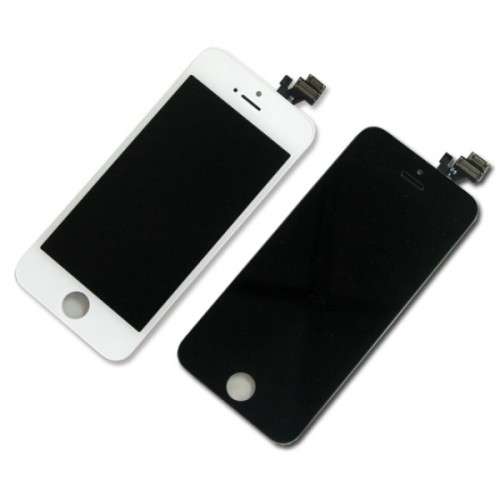 IPHONE 5 LCD TOUCH FRAME COMPLETE ASSEMBLY DIGITIZER(black or white)+ FREE Tempered Glass Protector