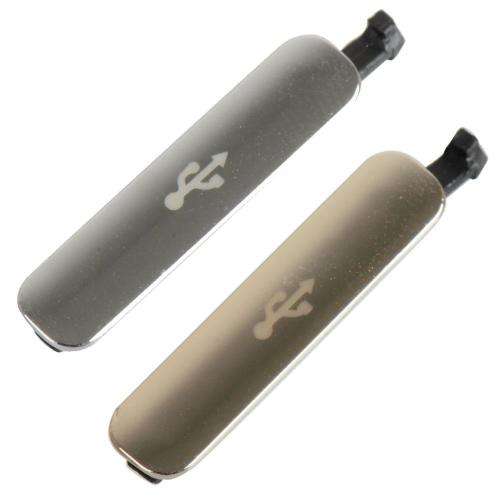 CHARGING PORT COVER FLAP FOR SAMSUNG GALAXY S5 - SILVER OR GOLDEN