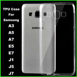 Ultra Thin TPU Case for Samsung Galaxy A3,A5,A7,E5,E7,J1,J5,J7 (Transparent/Clear)