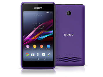 SONY XPERIA E1 D2005 (purple) ANDROID 4.4.2 WITH CHARGER AND USB CABLE -  IN GOOD CONDITION