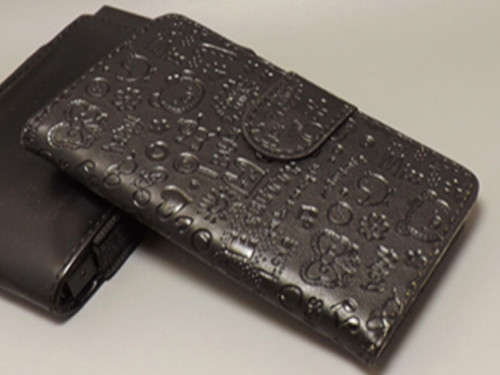 Book Case Flip Cover (black) for Huawei P8 Lite - MAGIC GIRL CARTOON