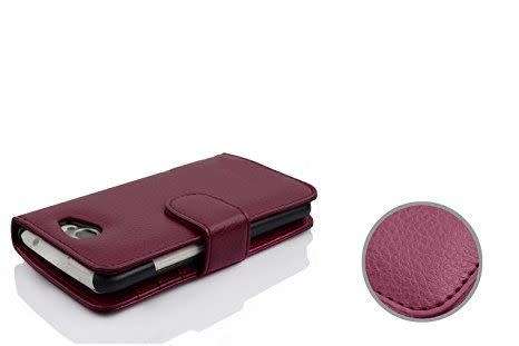 Flip Case Cover for SONY XPERIA M2  (Magenta Purple)