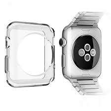 TPU Case Ultra Thin Slim Cover Skin For Apple Watch 38mm or 42mm watch - Crystal Clear Transparent