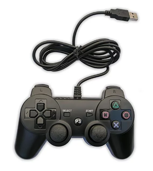 Playstation 3 Wired Double Shock Remote controller PS3