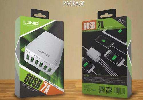 LDNIO Smart Adaptive Charging Station 6 USB 7A LDNIO Fast Charger Desktop Charger for iphone ipad Sa